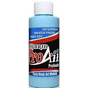 ShowOffs Body Art ProAiir Face and Body ting Makeup - 2oz (60ml) Sky Blue