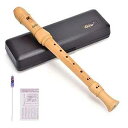 Eastar Soprano Recorder Instrument for Kids Adults Beginners, Baroque fingering ...