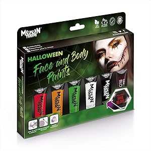 Halloween Face t Body t by Moon Terror - Boxset - SFX Make up, Special Effects Make up - 0.40fl oz Halloween Face t Body t by Moon Terror - Boxset - SFX Make up, Special Effects Make up - 0.40fl oz