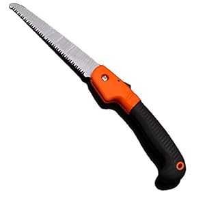 Edward Tools 7 インチ折りたたみのこぎり - 高耐久硬化トリプルかみそり歯鋼 - キャンプ、剪定、バックパッキング、サバイバル、アウトドア、ガーデニング、樹木用ハンドソー - 折りたたみ式安全シース Edward Tools 7 Folding Saw - Heavy Duty Harden Edward Tools 7 インチ折りたたみのこぎり - 高耐久硬化トリプルかみそり歯鋼 - キャンプ、剪定、バックパッキング、サバイバル、アウトドア、ガーデニング、樹木用ハンドソー - 折りたたみ式安全シース Edward Tools 7 Folding Saw - Heavy Duty Harden