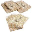 FindingKing 500 ゴールド紙ギフトバッグ ショッピング セール トートバッグ 4 x 6 FindingKing 500 Gold Paper G...