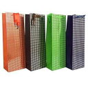 Allgala ワインボトル用クリスマスギフトバッグ 12 個入り Allgala 12-PC Christmas Gift Bag for Wine Bott...