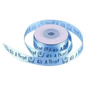 Zerodis Pack of 2 Roll/10 Yard IT is A BOY/Girl Baby Shower Christening Party Fa...