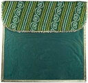 Desi Favors Saree Cover Fabric Bags, Indian Silk Saree Gifting/Storage Bag for Weddings, Reusable Cotton Saree Covers for Clothes Storage/Garment Bag, Travelling, Bulk - 16x17 Inch (Pack of 4)