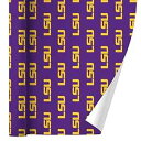 グラフィックとその他 紫色のギフト包装紙ロールに LSU ロゴ GRAPHICS & MORE LSU Logo on Purple Gift Wrap Wrapping Paper Rolls