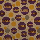 グラフィックと詳細 LSU ロゴ、パープル プレミアム クラフト ギフト ラップ 包装紙ロール GRAPHICS & MORE LSU Logo on Purp...