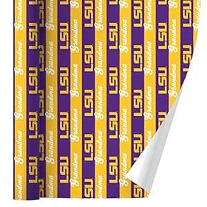 GRAPHICS & MORE LSU Grandma Gift Wrap Wrapping Paper Rolls