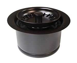 Westbrass InSinkErator スタイル超深型廃棄フランジ & ストレーナー、オイルラブブロンズ、D2082S-12 ..