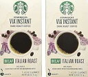 スターバックス ヴィア レディ ブリュー、デカフェ イタリアン ダーク ロースト インスタント コーヒー、各 7 個 (2 パック) Starbucks Via Ready Brew, Decaf Italian Dark Roast Instant Coffee, 7-Count each (2 Pack)