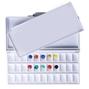 MEEDEN Airtight Leakproof Watercolor Palette Travel t Tray with A Larg...