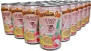 Hawaiian Sun リリコイ ライチ ジュース 11.5 オンス (24 個パック) Hawaiian Sun Lilikoi Lychee Juice 11.5 Ounce (Pack of 24)