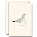 Earth Sky + Water - セグロカモメ ノートカード セット - 封筒付きブランクカード 8 枚 Earth Sky + Water - Herring Gull Notecard Set - 8 Blank Cards with Envelopes