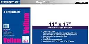 Staedtler Paper 100% Rag Vellum8 x 8 åɡ11  x 17 50 Υѥå St...
