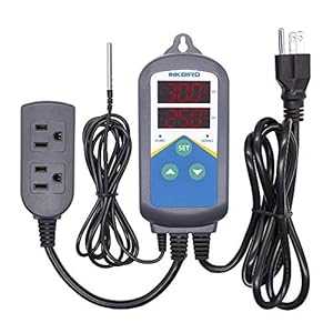 Inkbird デジタル温度プローブコントローラー サーモスタットタイマー AC 110V 1200W のみ 加熱プラグ ..