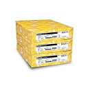 Neenah Exact Vellum ブリストル、8.5 インチ x 11 インチ、67 ポンド/147 gsm、ホワイト、明るさ 94、750 枚、3 パッ...