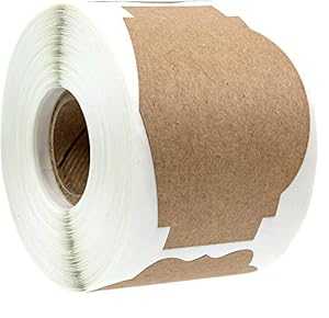 ブラウンクラフトホリデーギフトタグ250枚/クリスマス用粘着タグ250枚/2インチ x 3インチのプレゼントステッカー/交互パッケージラベル3枚デザイン/米国製...