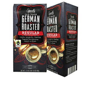 Barissimo 㡼ޥ ѥå 쥮顼Ԥҡ եȥ졼 (㡼ޥ쥮顼 2) Barissimo German Roasted Vacuum Pack Regular Ground Coffee Fair Trade (German Regular Roast, 2 Count)