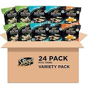 Stacy's Pita Thins, Variety Pack, 1 Ounce (Pack of 24)