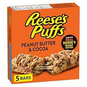 リース パフ トリート ピーナッツ バター & ココア シリアル バー 120 g/4.2 オンス ボックス カナダから輸入 Nature Valley Reese Puffs Treats Peanut Butter & Cocoa Cereal Bars 120g/ 4.2oz Box Imported from Canada