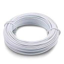 KINGLAKE 66 フィート ホワイト 丈夫なプラスチック コーティングされたガーデン ワイヤー 2mm 植物ツイスト タイ KINGLAKE 66 Feet White Sturdy Plastic Coated Garden Wire 2mm Plant Twist Tie