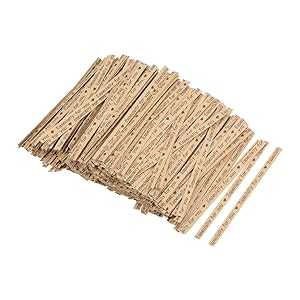 uxcell Long Strong Paper Twist Ties 3.15 Inch Quality for Tying Bread,...