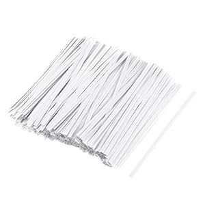 uxcell Long Strong Paper Twist Ties 4 Inches Quality Tie for Tying Gift Bags Art...