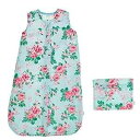 マッドパイ ガーデン ローズ モスリン スリープ サック (0-6M) Mud Pie Garden Rose Muslin Sleep Sack (0-6M)