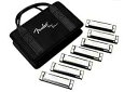 Fender Blues Deluxe Harmonica, 7-Pack with Case(2)