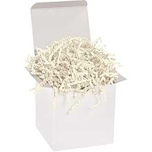BOX USA 10 lb. Ivory Crinkle Paper Packing, Shipping, and Moving Box Filler Shre...