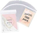 Pack It Chic - 4 インチ x 6 インチ (1000 パック) 透明な再封可能なチェロポリ袋 - 4X6 のプリント、写真、A1 カード、封筒に適合 - セルフシール Pack It Chic - 4 X 6 (1000 Pack) Clear Resealable Cello Poly Bags - Fits 4X6