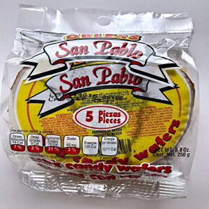 SAN PABLO OBLEAS MILK CANDY WAFERS 8.8Oz SAN PABLO OBLEAS MILK CANDY WAFERS 8.8Oz