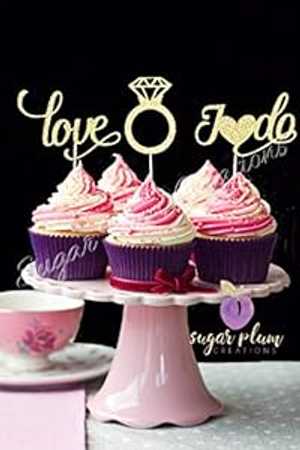 ブライダルカップケーキトッパー12個セット Sugar Plum Creations Set of 12 Bridal Cupcake Toppers ブライダルカップケーキトッパー12個セット Sugar Plum Creations Set of 12 Bridal Cupcake Toppers