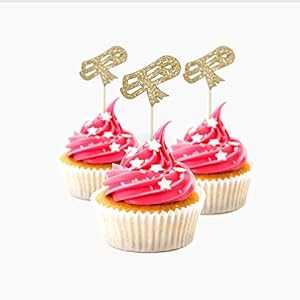 卒業カップケーキトッパー カラーゴールド 12個パック デコレーションケーキ 卒業 picwrap Graduation Cupcake Topper Color Gold 12 Pack Decoration Cake Graduation