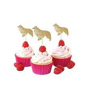 コリー カップケーキ トッパー 1パックあたり12個 デコレーション ケーキ グリッター カードストック ゴールド picwrap Collie Cupcake Topper 12 pieces per Pack Decoration Cake glitter Card Stock Gold
