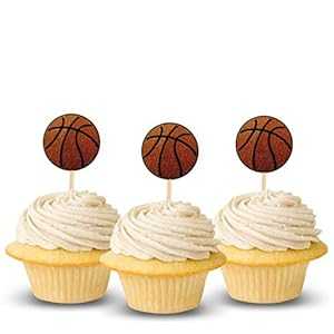 バスケットボールカップケーキトッパーデコレーショングリッターカードストックカラーブラウンとブラック、12個 Picwrap Basketball Cup Cake Topper Decoration Glitter Card Stock Color Brown and Black, 12 PC バスケットボールカップケーキトッパーデコレーショングリッターカードストックカラーブラウンとブラック、12個 Picwrap Basketball Cup Cake Topper Decoration Glitter Card Stock Color Brown and Black, 12 PC