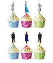 カップケーキトッパーピック 24 個 (冷凍) My Smart Choice 24x Cupcake Topper Picks (Frozen)|詳細画像