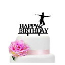 Happy Birthday スケートボード ケーキトッパー スケートボード/スポーツテーマの誕生日パーティーケーキデコレーション用 Jimhamhug Hap...