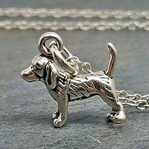 タイニー ビーグル チャーム ネックレス - 925 スターリング シルバー、18 インチ EnCharmed Tiny Beagle Charm Necklace - 925 Sterling Silver, 18" タイニー ビーグル チャーム ネックレス - 925 スターリング シルバー、18 インチ EnCharmed Tiny Beagle Charm Necklace - 925 Sterling Silver, 18"