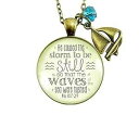 Gutsy Goodness 24 インチ クリスチャン ネックレス 彼は嵐を引き起こしたのはまだ神の約束のジュエリー Gutsy Goodness 24" Christian Necklace He Caused Storm to be Still God's Promise Jewelry