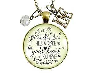 Gutsy Goodness 24 インチ 祖母ネックレス 孫が心を満たします おばあちゃんジュエリーギフト Gutsy Goodness 24" Grandmother Necklace Grandchild Fills Heart Grandma Jewelry Gift Gutsy Goodness 24 インチ 祖母ネックレス 孫が心を満たします おばあちゃんジュエリーギフト Gutsy Goodness 24" Grandmother Necklace Grandchild Fills Heart Grandma Jewelry Gift
