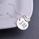 シルバー Best Gigi Ever ネックレス、ジジへの誕生日プレゼント、ジジ ジュエリー Love, Georgie Silver Best Gigi E...