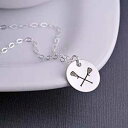 シルバー ラクロス ネックレス ラクロス スティック ジュエリー ギフト Lax Love, Georgie Silver Lacrosse Necklace ...
