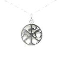 Christogram Chi Rho - 古代キリスト教のシンボルと交差したギリシャ文字 - スターリングシルバー クロス - ストーリーカード - 20インチ チェーン Lucina K. Christogram Chi Rho - Ancient Christian Symbol Crossed Greek Letters - Sterling(4)