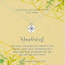 ワンダーラスト コンパス 卒業式 スターリングシルバー ネックレス 長さ 18 インチ Cream By Val Wanderlust Compass Graduation Sterling Silver Necklace 18'' Length
