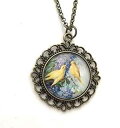 カナリアとライラックのネックレス - 女性へのギフト - ハンドメイド Fern & Filigree Canary and Lilac Necklace - ...