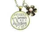 Gutsy Goodness 24 インチ サマータイム ネックレス すべての夏にはストーリーがある ビーチ ファッション ジュエリー Gutsy Goodness 24" Summertime Necklace Every Summer Has a Story Beach Fashion Jewelry