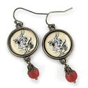 不思議の国のアリス 白ウサギ イヤリング The Divine Iguana Alice in Wonderland White Rabbit Earrings