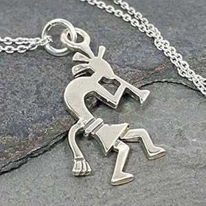 ココペリ チャーム ネックレス - 925 スターリングシルバー、18インチ EnCharmed Kokopelli Charm Necklace - 925 Sterling Silver, 18" ココペリ チャーム ネックレス - 925 スターリングシルバー、18インチ EnCharmed Kokopelli Charm Necklace - 925 Sterling Silver, 18"