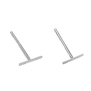 Glomarket㤨֥⡼ 6mm  С 饤 С å ԥ Melanie Golden Jewelry Small 6mm Sterling Silver Line Bar Stud EarringsפβǤʤ5,697ߤˤʤޤ