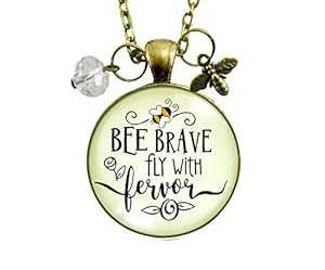 Gutsy Goodness 24 インチ Bee Brave ネックレス Fly with Fervor ヴィンテージ ジュエリー 可憐なバンブル ビー Gutsy Goodness 24